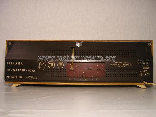 Forte-Novo HR 7920; Helkama-Radio Oy; (ID = 1367868) Radio