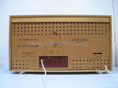 HR-3D 7910W; Helkama-Radio Oy; (ID = 2457231) Radio