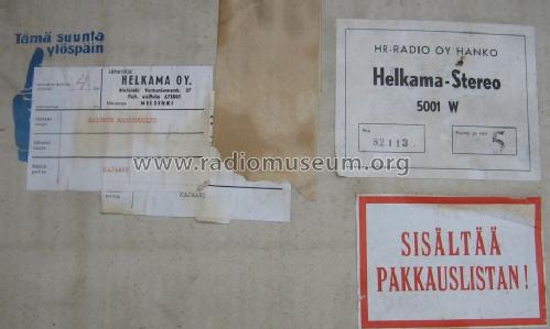 HR-STEREO 5001W; Helkama-Radio Oy; (ID = 597443) Radio