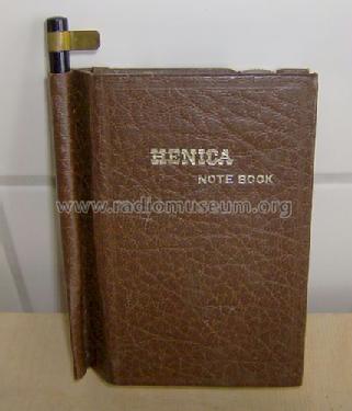 Note Book H168; Henica; Hong Kong (ID = 1232690) Radio