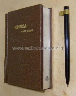 Note Book H168; Henica; Hong Kong (ID = 1232697) Radio