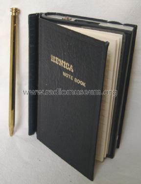 Note Book H168; Henica; Hong Kong (ID = 1477023) Radio