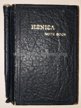 Note Book H168; Henica; Hong Kong (ID = 2781815) Radio