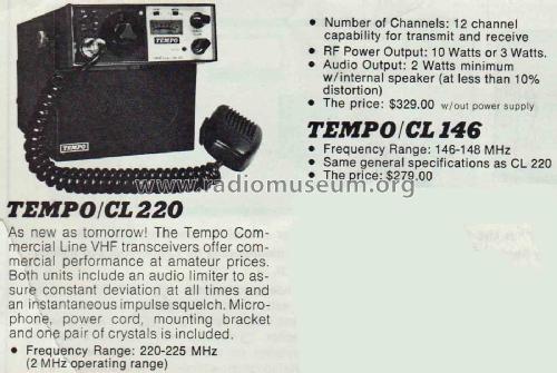 TEMPO/CL146; Henry Radio, Inc.; (ID = 2061878) Amat TRX