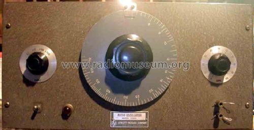 Audio Oscillator 200D; Hewlett-Packard, HP; (ID = 1709743) Equipment