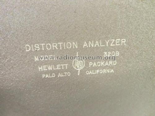 Distortion Analyzer 320B; Hewlett-Packard, HP; (ID = 2293689) Equipment