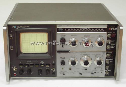 Spectrum Analyzer System 141T / 8552B / 8554B; Hewlett-Packard, HP; (ID = 1925096) Equipment