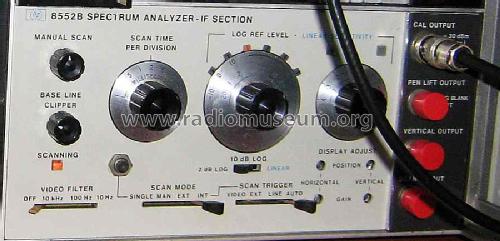 Spectrum Analyzer System 141T / 8552B / 8554B; Hewlett-Packard, HP; (ID = 973767) Equipment