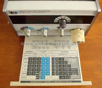 True RMS Voltmeter 3403c; Hewlett-Packard, HP; (ID = 2006093) Equipment