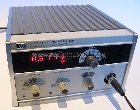 True RMS Voltmeter 3403c; Hewlett-Packard, HP; (ID = 963502) Equipment