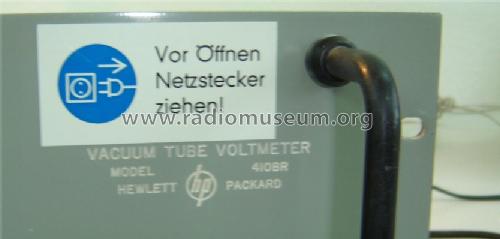 Vacuum Tube Voltmeter 410BR; Hewlett-Packard, HP; (ID = 302934) Equipment