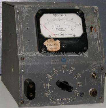 Voltmeter 400A; Hewlett-Packard, HP; (ID = 434435) Equipment