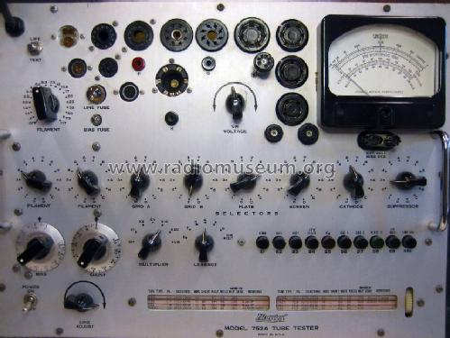 Dynamic Mutual Conductance Tube Tester 752A; Hickok Electrical (ID = 208800) Equipment