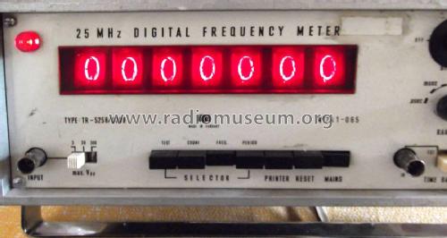 25 MHz Digital Frequency Meter TR-5258/D009; Hiradástechnika (ID = 1735097) Equipment