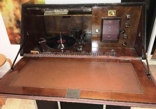 Bureau All-Wave Autoradiogram 582; His Master's Voice (ID = 2062997) Radio