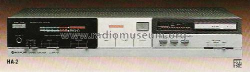 Stereo Amplifier HA-2; Hitachi Ltd.; Tokyo (ID = 550587) Ampl/Mixer
