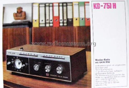 KC-751H; Hitachi Ltd.; Tokyo (ID = 880861) Radio