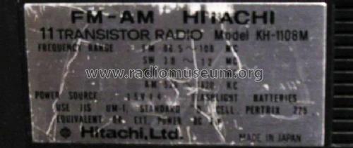 KH-1108M; Hitachi Ltd.; Tokyo (ID = 2559659) Radio