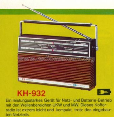 KH-932; Hitachi Ltd.; Tokyo (ID = 492400) Radio