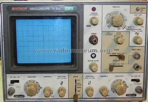 Oscilloscope V-202; Hitachi Ltd.; Tokyo (ID = 1153317) Equipment