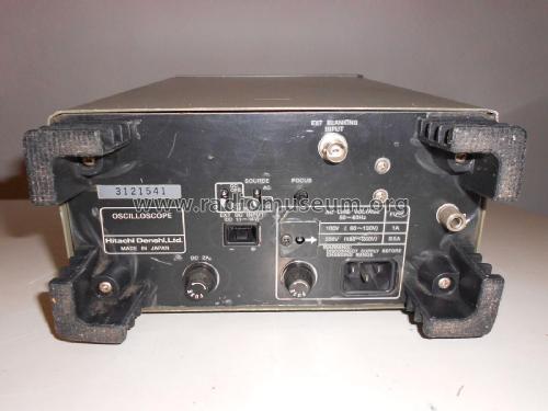 Oscilloscope V-209; Hitachi Ltd.; Tokyo (ID = 2287125) Equipment