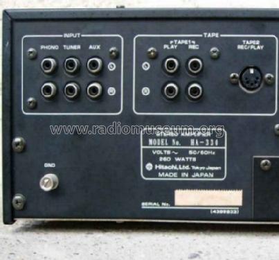 Stereo Amplifier HA-330; Hitachi Ltd.; Tokyo (ID = 1176747) Ampl/Mixer