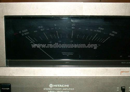 Stereo Power Amplifier HMA 7500 MK II ; Hitachi Ltd.; Tokyo (ID = 1589884) Ampl/Mixer
