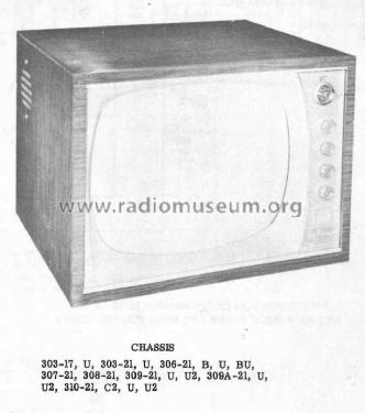 7M169U Ch= 303-17U; Hoffman Radio Corp.; (ID = 2138611) Televisión