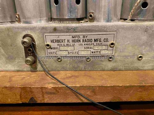 Tiffany Tone 156; Horn Radio Mfg. Co., (ID = 2840519) Radio