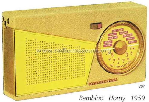 Bambino WL199T; Horny Hornyphon; (ID = 1693) Radio