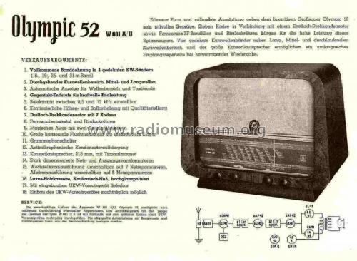 Olympic 52 W661U; Horny Hornyphon; (ID = 701664) Radio