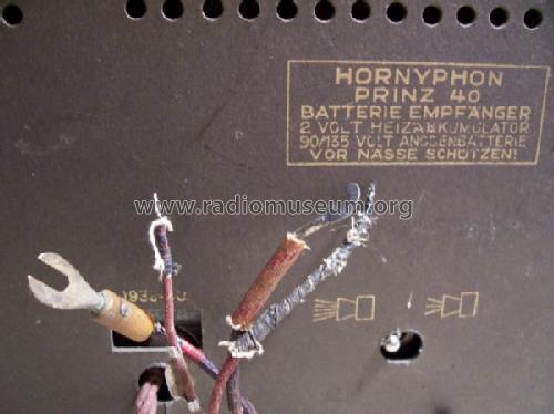Prinz 40B W135B; Horny Hornyphon; (ID = 492661) Radio