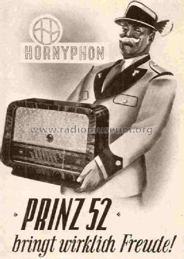 Prinz 52 W551A; Horny Hornyphon; (ID = 701681) Radio