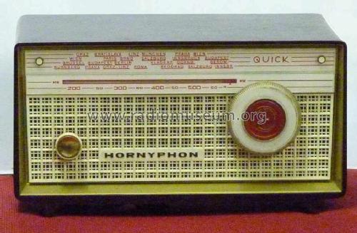 Quick W140U/1; Horny Hornyphon; (ID = 1411822) Radio