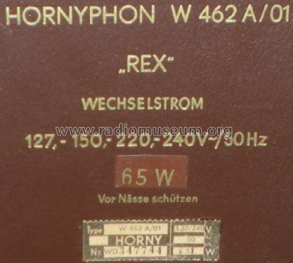 Rex W462A /01 /71; Horny Hornyphon; (ID = 1058693) Radio