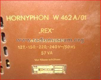 Rex W462A /01 /71; Horny Hornyphon; (ID = 618969) Radio