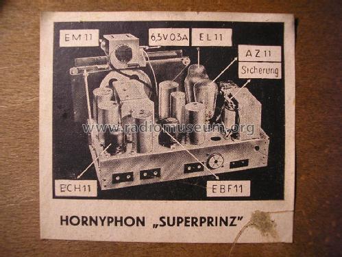 Super-Prinz 41W W236A; Horny Hornyphon; (ID = 1076494) Radio