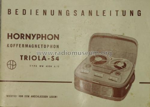 Triola S4 WM4304A/13; Horny Hornyphon; (ID = 798495) R-Player