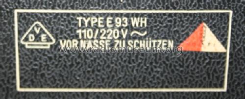 E 93 WH; Huth, Signalbau AG, (ID = 322711) Radio