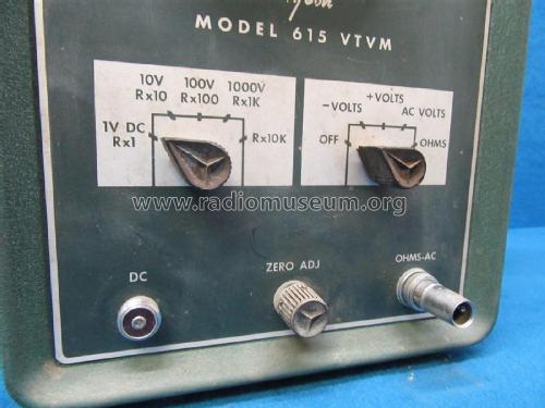 Digital VTVM 615; Hycon Manufacturing (ID = 1960338) Equipment