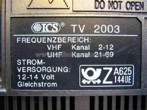 Bogart Serie 5' TV-Cassette-Radio TV 2003; ICS/SEC Selectronic (ID = 491329) TV Radio
