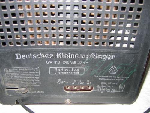 Deutscher Kleinempfänger DKE; Ika Radio Radio IKA; (ID = 465472) Radio