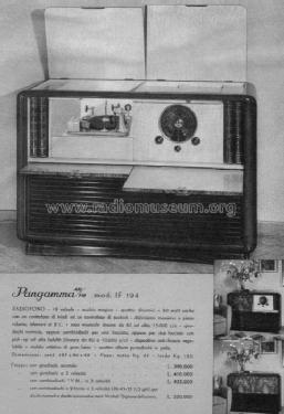 Pangamma AM/FM IF194 Ch= IF194A, IF194B; Imca Radio; (ID = 206585) Radio