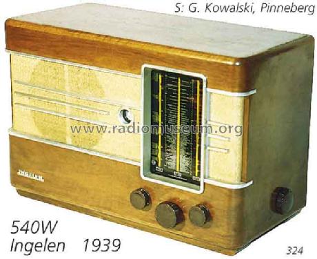 540GW mit Autotrafo; Ingelen, (ID = 1743) Radio