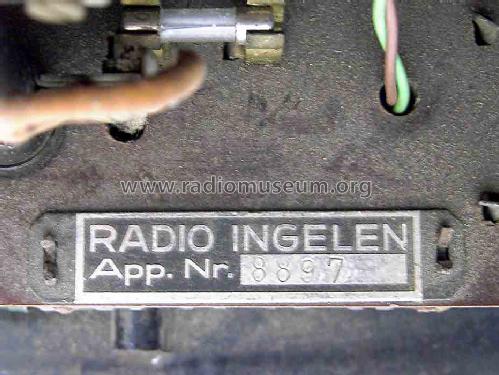 Deutscher Kleinempfänger 1938 DKE 38; Ingelen, (ID = 586371) Radio