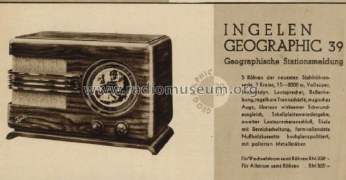 Geographic 39W; Ingelen, (ID = 495276) Radio