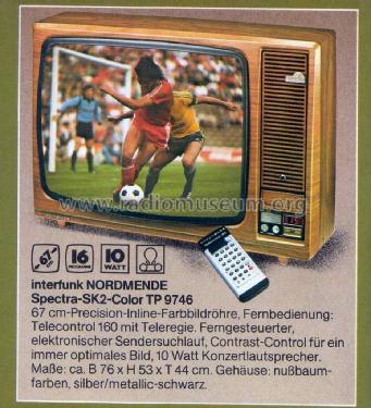 Interfunk Spectra-SK2-Color TP 9746; Nordmende, (ID = 1766888) Televisión