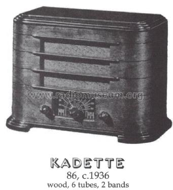 Kadette 86 ; International Radio (ID = 1420289) Radio