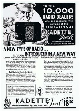 Kadette Jewel 43 ; International Radio (ID = 406881) Radio