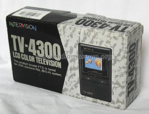 LCD Pocket Color Television TV-4300; Intervision (ID = 2114439) Television